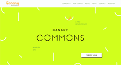 Desktop Screenshot of canarydistrict.com
